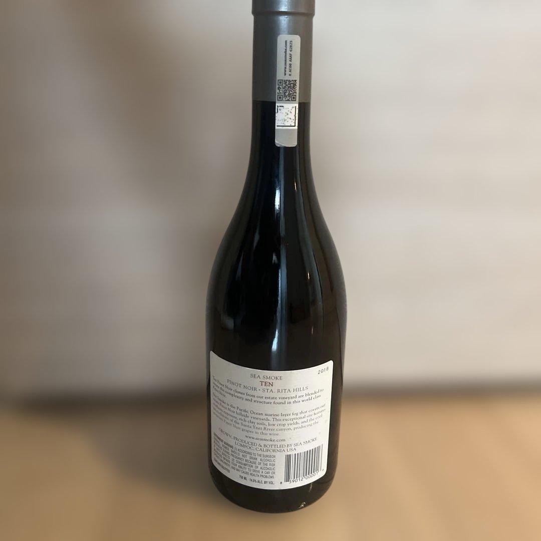 ワイン Sea Smoke Ten Pinot Noir 2018 750ml