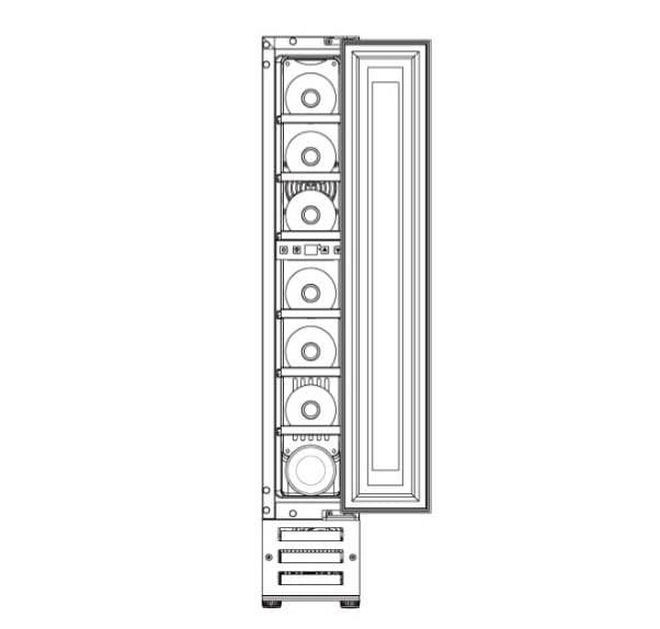 デバイスタイル deviceSTYLE ワインセラー 7本収納用