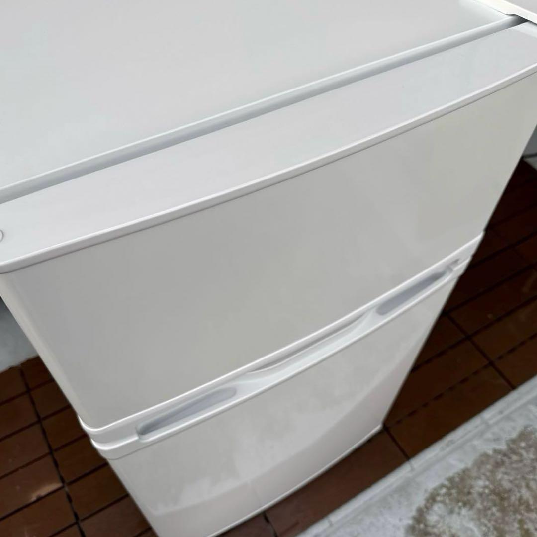 ほぼ未使用 MAXZEN 2024年製 冷蔵庫 85L 2ドア 静音 幅47cm