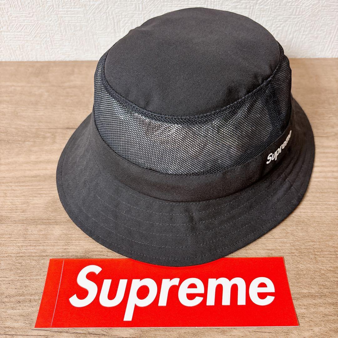 正規品　Supreme バケットハット　ハット　帽子　アメリカ製　ブラック　黒