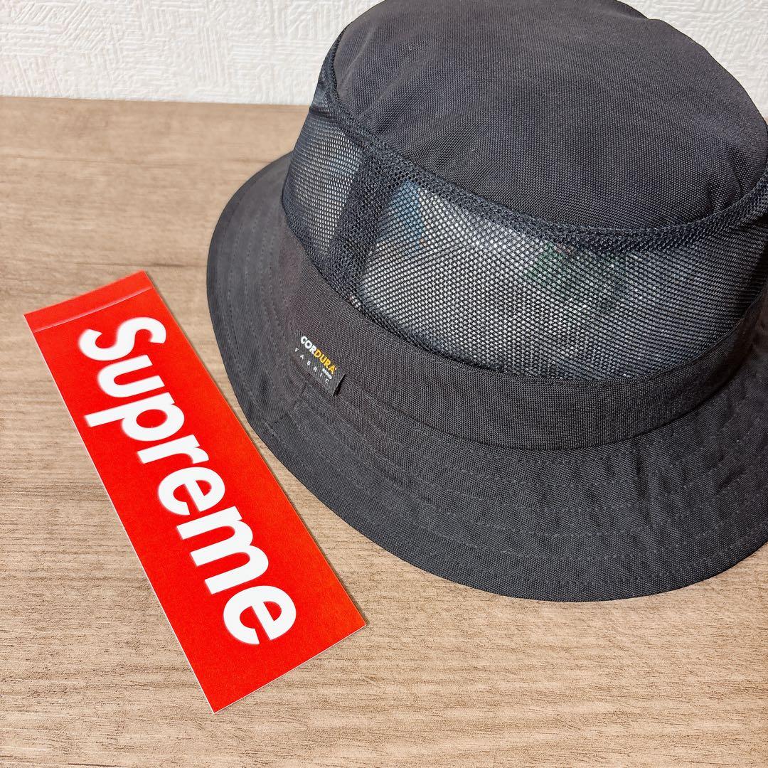 正規品　Supreme バケットハット　ハット　帽子　アメリカ製　ブラック　黒
