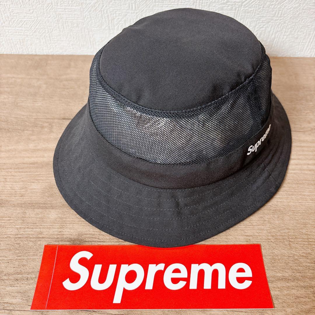 正規品　Supreme バケットハット　ハット　帽子　アメリカ製　ブラック　黒