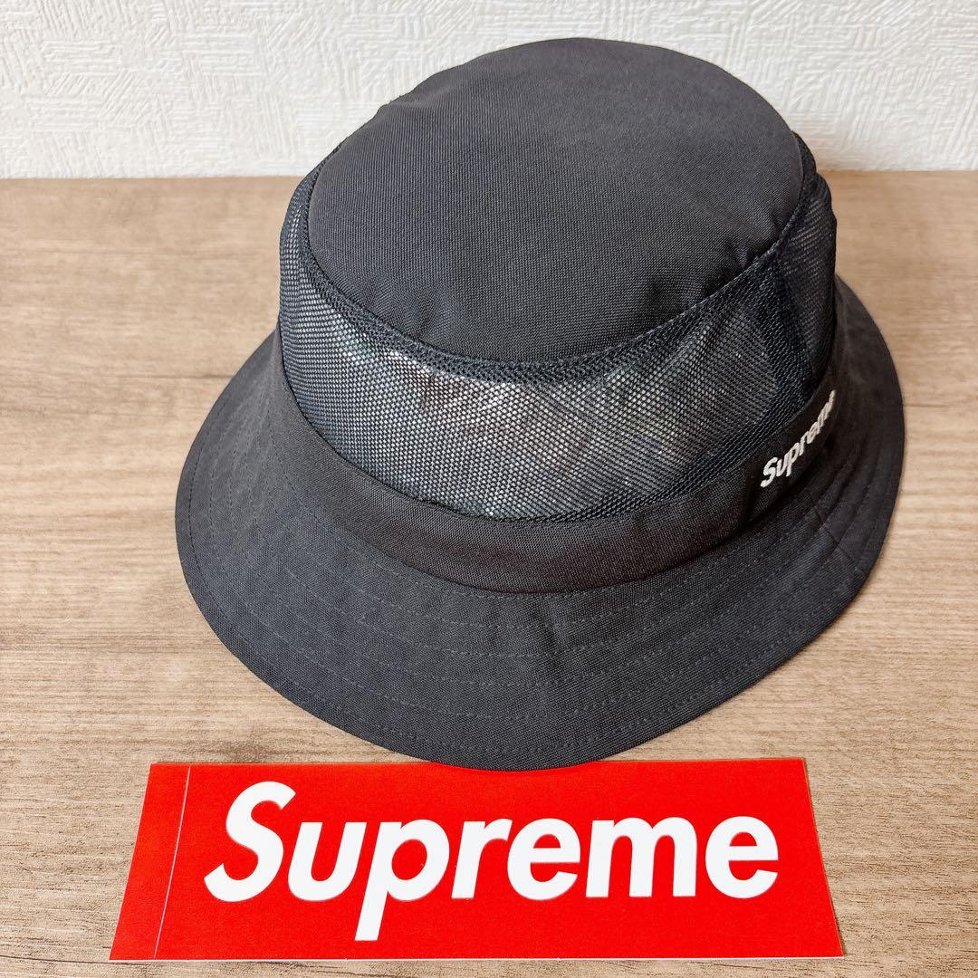 正規品　Supreme バケットハット　ハット　帽子　アメリカ製　ブラック　黒