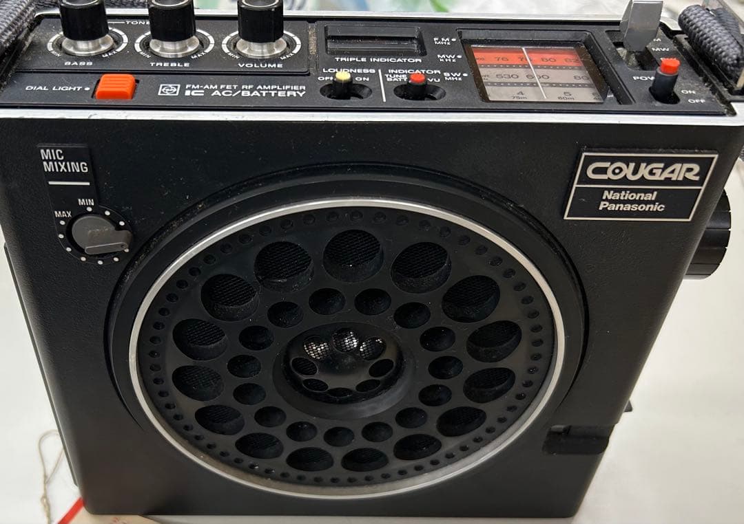 ナショナルパナソニッククーガー　ラジオ　RF1150 ジャンク