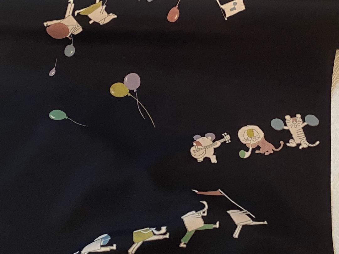 長襦袢 カラフルデザイン　小鳥