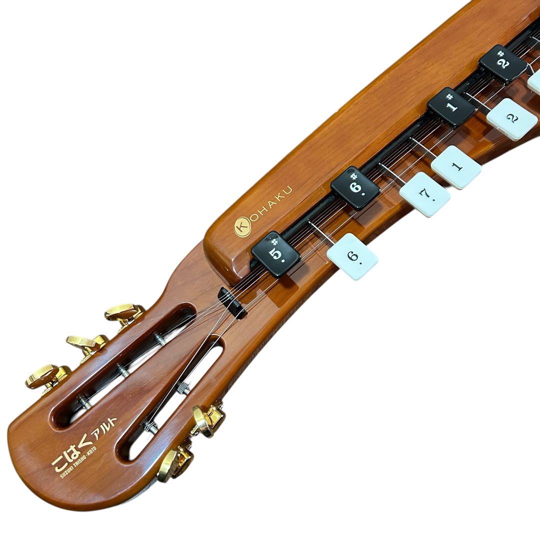 SUZUKI 電気大正琴 こはく アルト CHK-3 セミハードケース付き