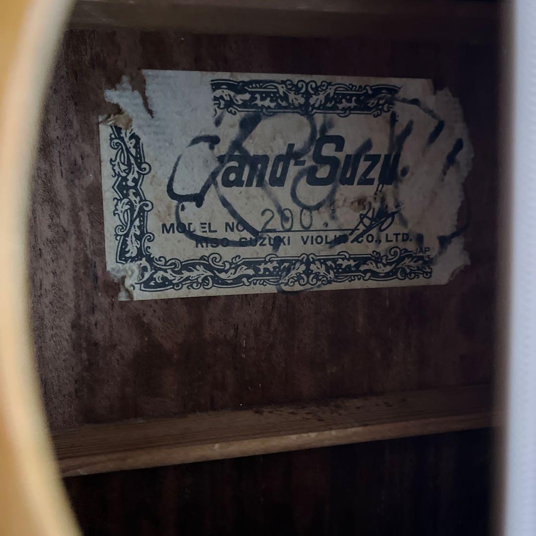 70年代 木曽スズキ　ギター　ギルドタイプMADE IN JAPAN