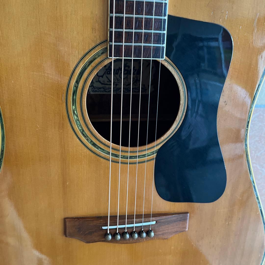 70年代 木曽スズキ　ギター　ギルドタイプMADE IN JAPAN