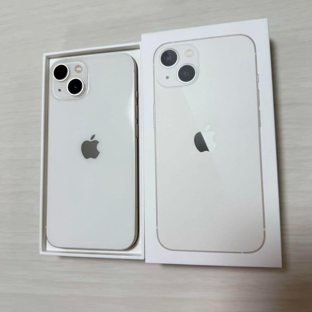 【美品】箱付き iPhone13 本体 128GB