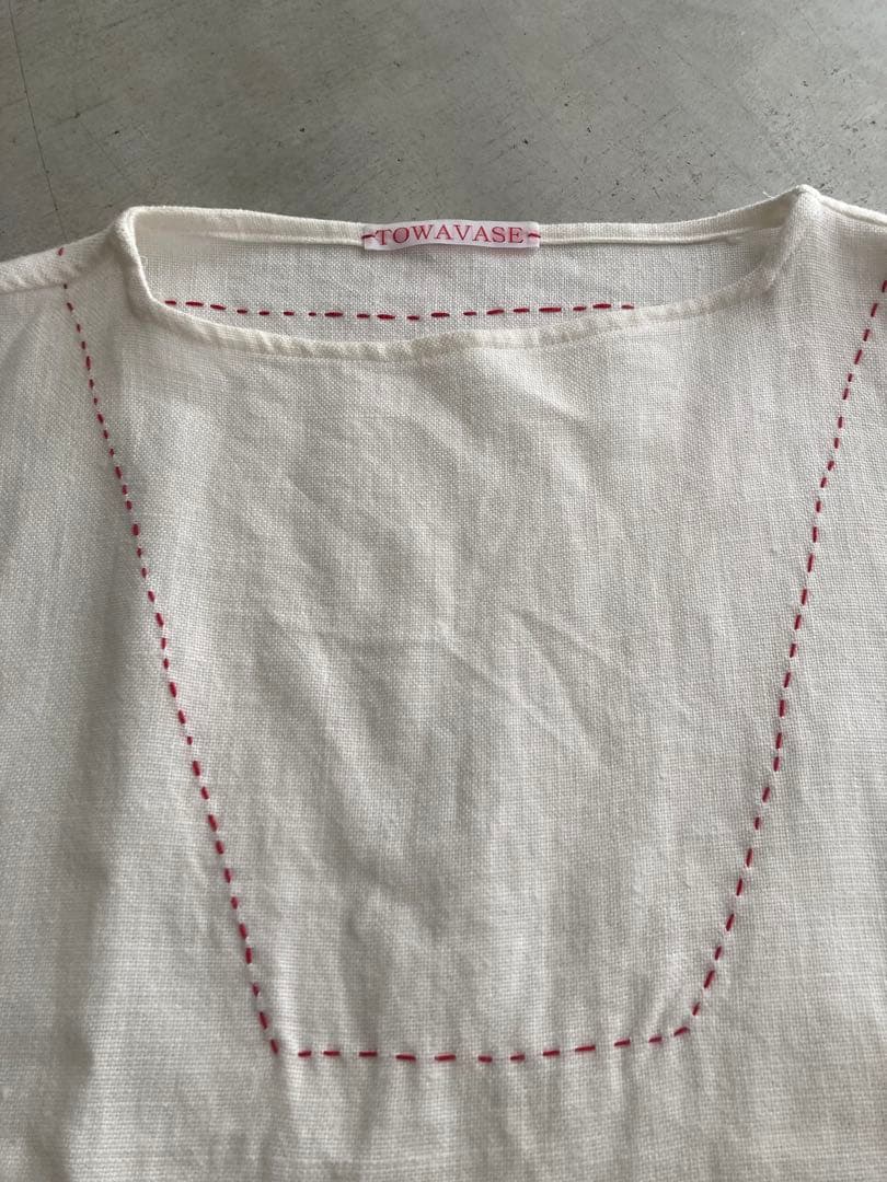 c*o様 TOWAVASE　トワヴァーズ リネン100% ハンドステッチ ブラウ