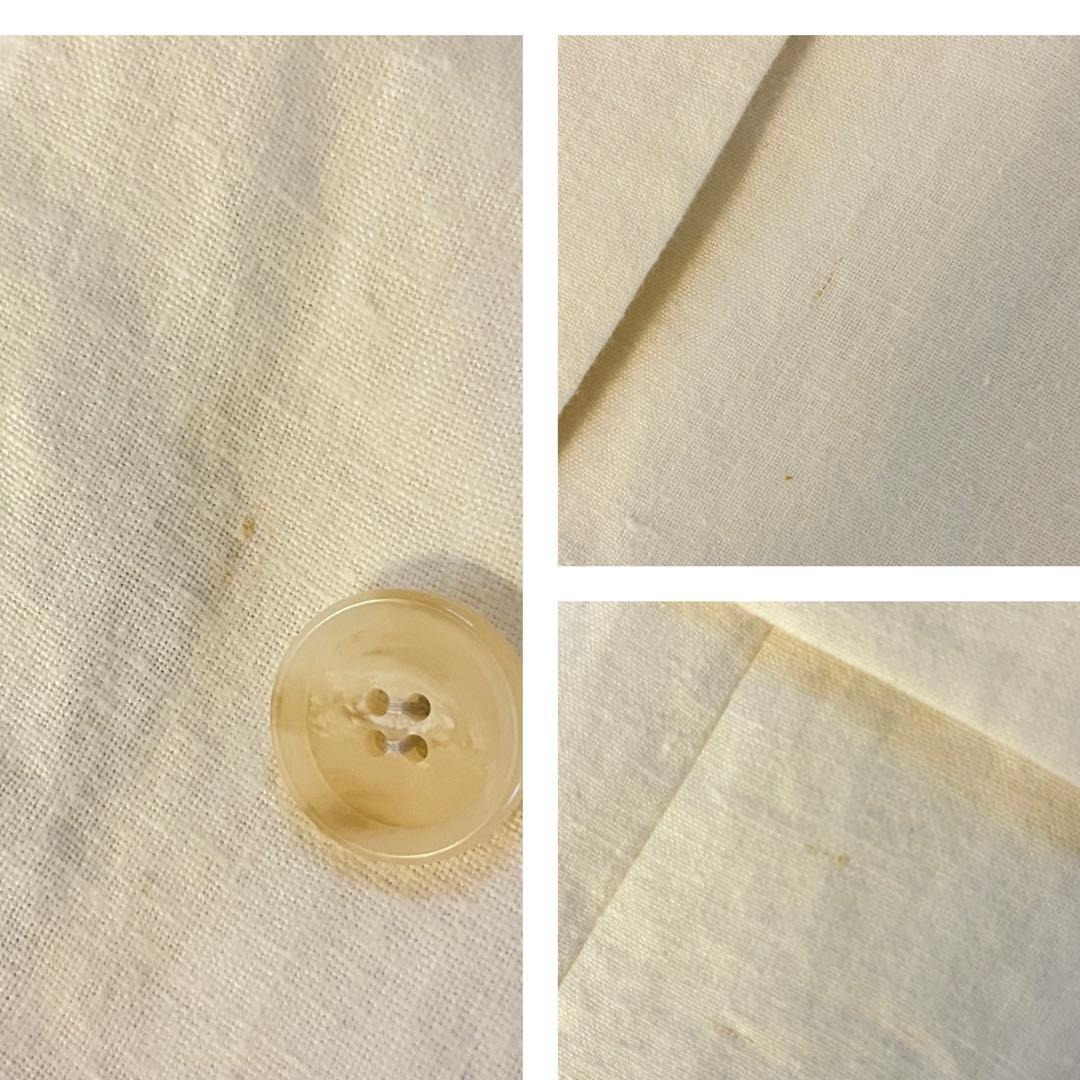 【未使用タグ付き】BABYLONE キャンバスリネンジャケット 麻100%