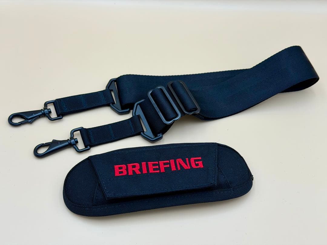 【希少・未使用】BRIEFING ショルダーストラップ 50mm 刺繍ロゴパット