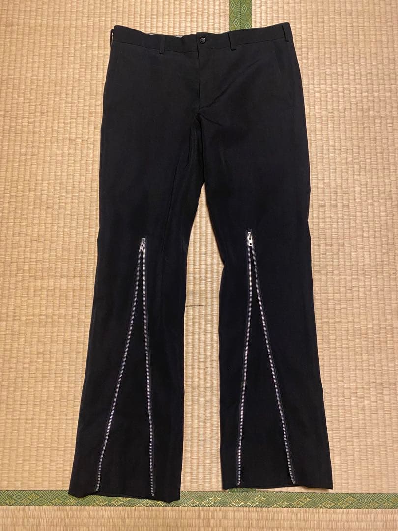 コムデギャルソンオムプリュス 2023春夏 zipスラックス