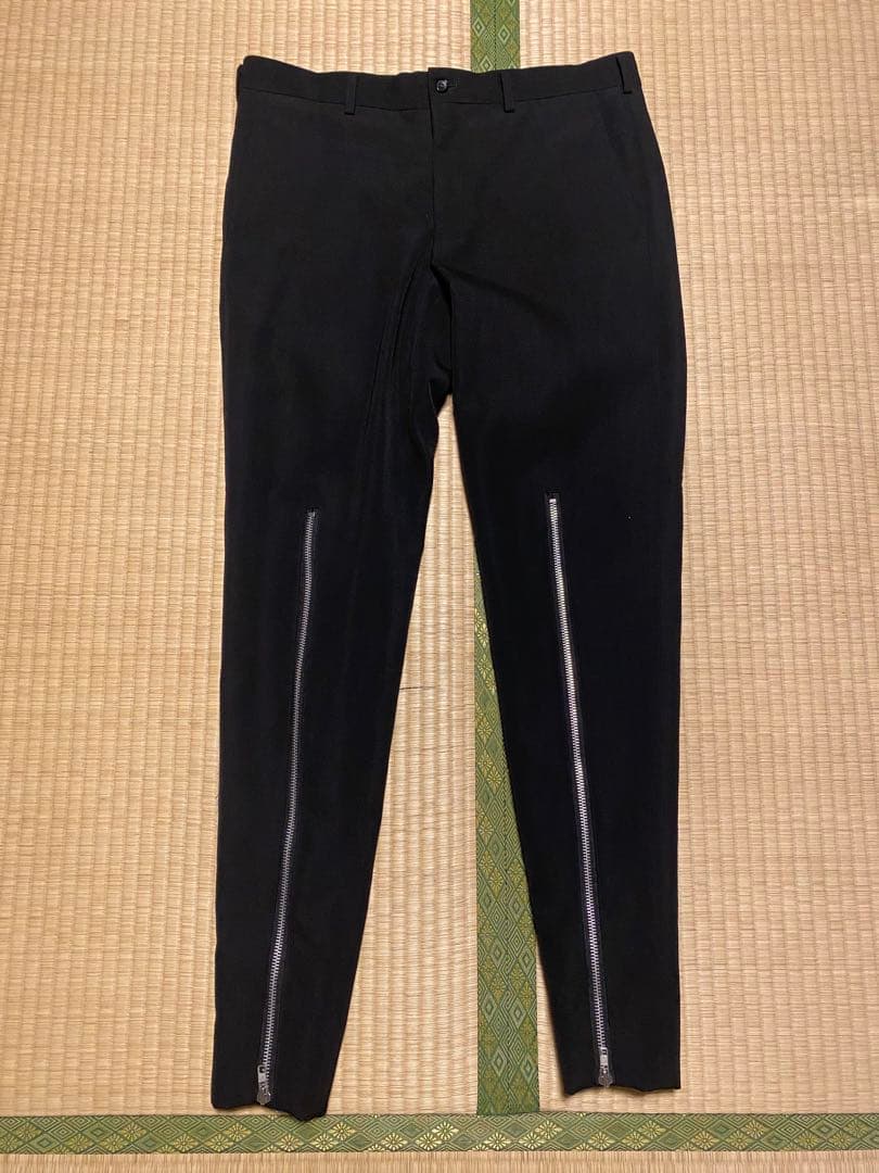 コムデギャルソンオムプリュス 2023春夏 zipスラックス