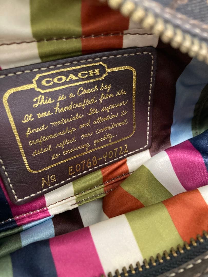 美品　COACH 1785 ワンショルダー 40722 肩掛け キャンバス