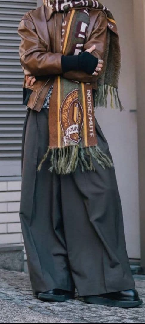 【おいしい水】beautiful people スリータックワイドパンツ