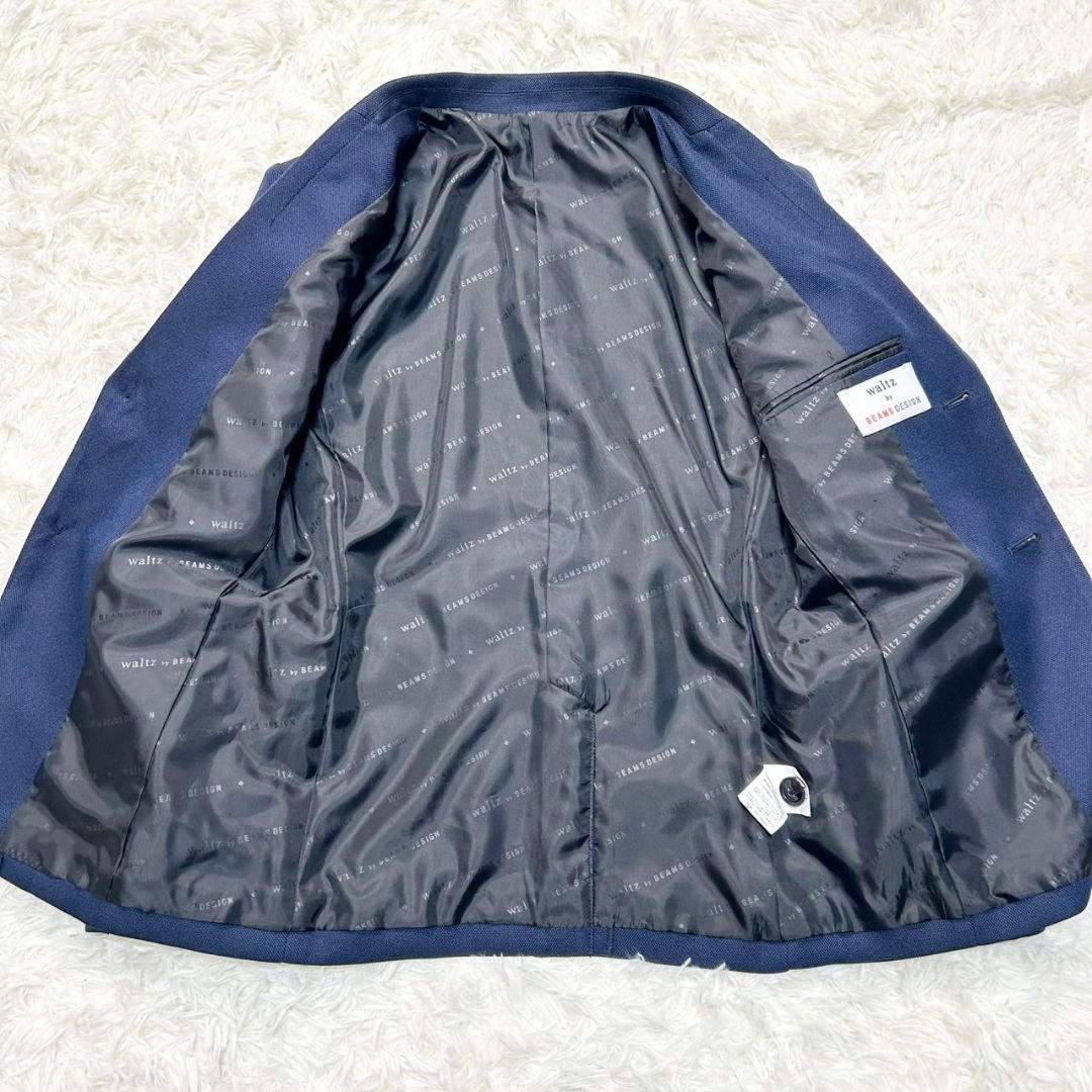 【美品】ワルツバイビームスデザイン フォーマルスーツ キッズ 紺 男の子 150