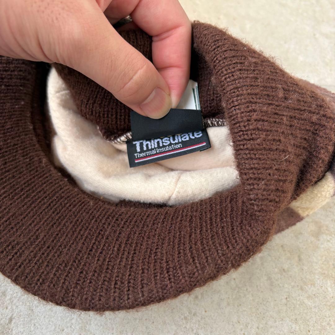 80s llbean tribal camo トライバル　フライトキャップ