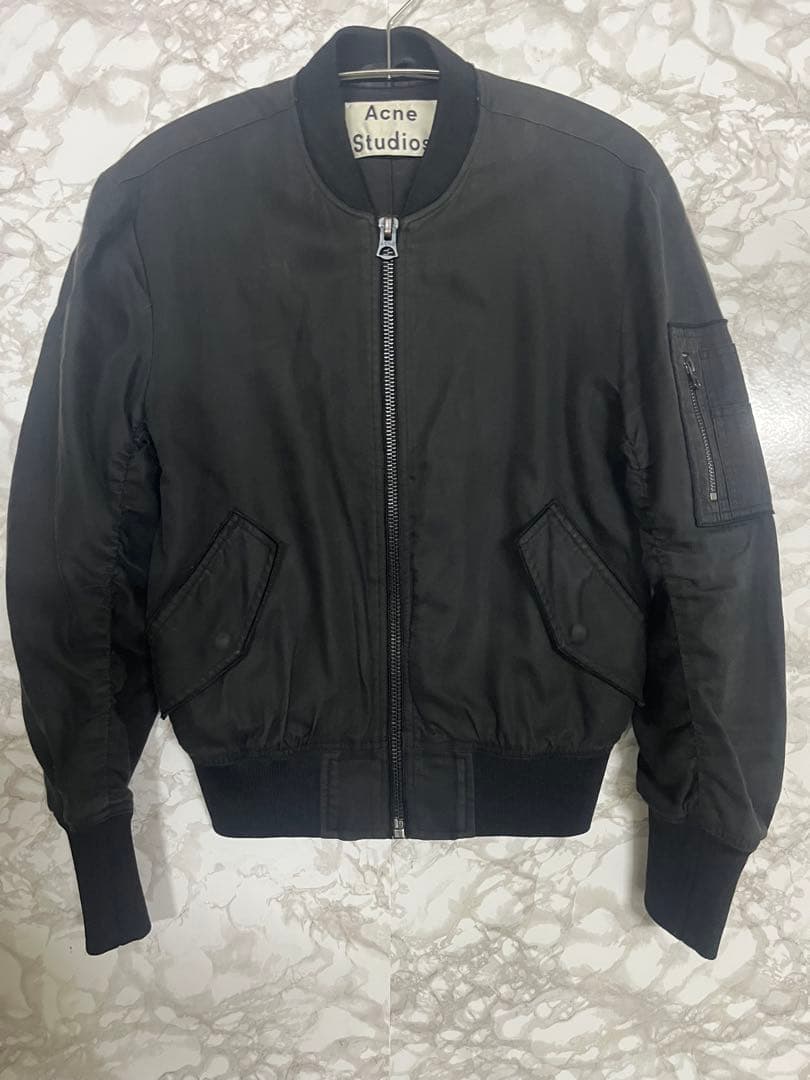 Acne Studios ブラック ボンバージャケット