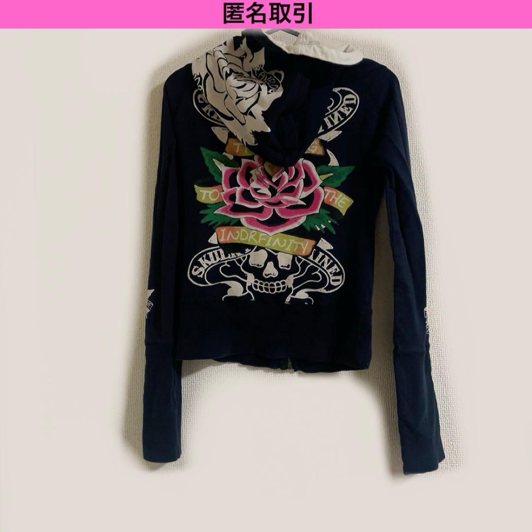 d.i.a. エド風 薔薇×スカル タトゥーパーカー ダイア 平成 y2k