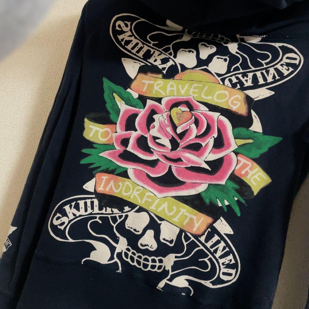 d.i.a. エド風 薔薇×スカル タトゥーパーカー ダイア 平成 y2k