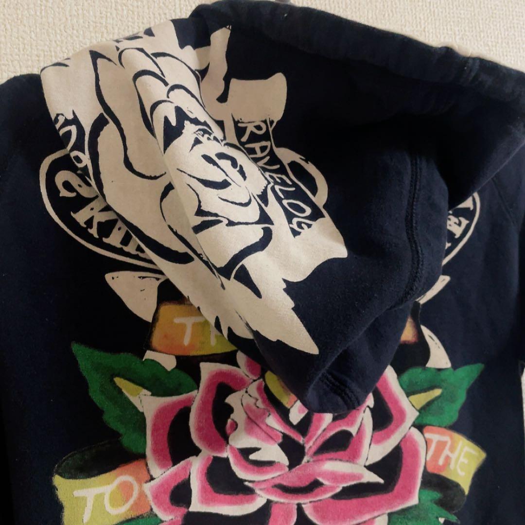 d.i.a. エド風 薔薇×スカル タトゥーパーカー ダイア 平成 y2k