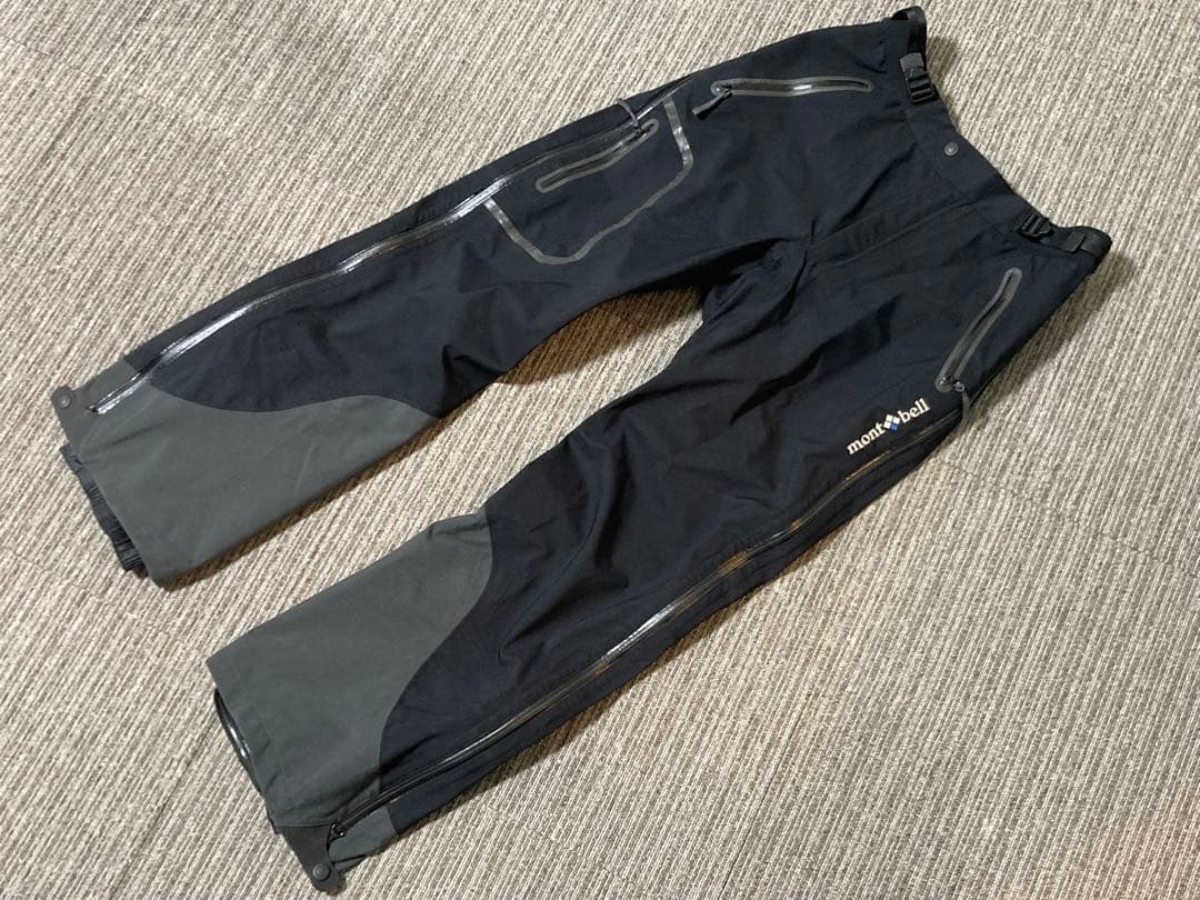 美品 モンベル GORE-TEX 3レイヤー M ゴアテックス パンツ スキー