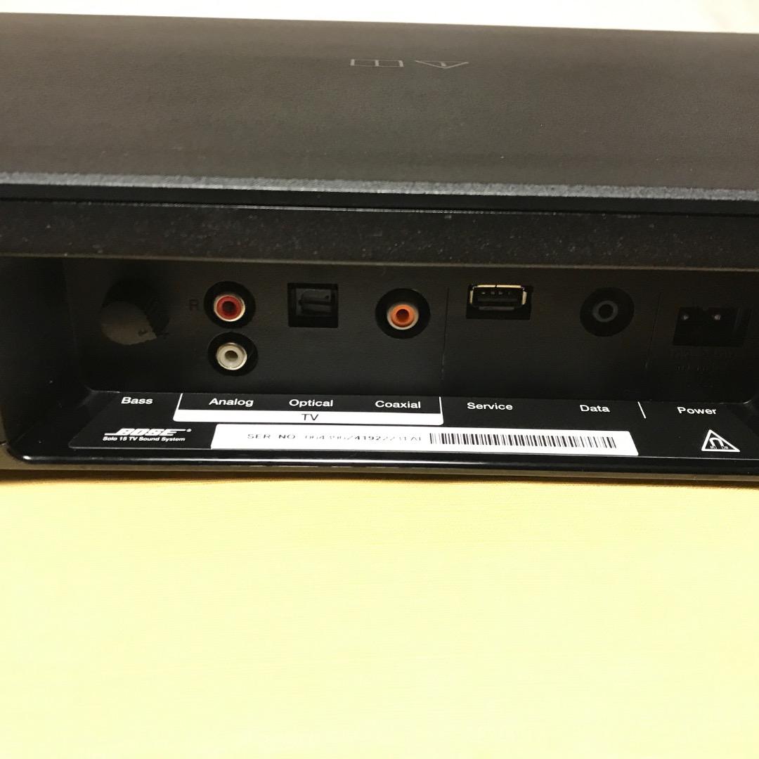 スピーカー・ウーファー Bose Solo 15 TV sound system