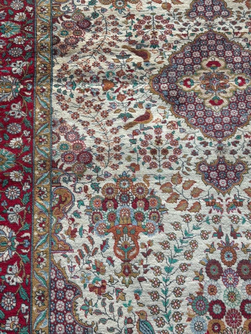 ペルシャ絨毯　ヴィンテージ　手織り