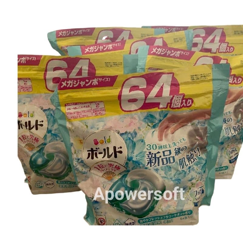 64個入×6袋　ボールド ジェルボール フレッシュフラワーサボンの香り　新品