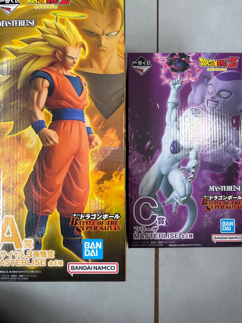 ドラゴンボール　一番くじ　A賞超サイヤ人３孫悟空　C賞フリーザ　フィギュアセット