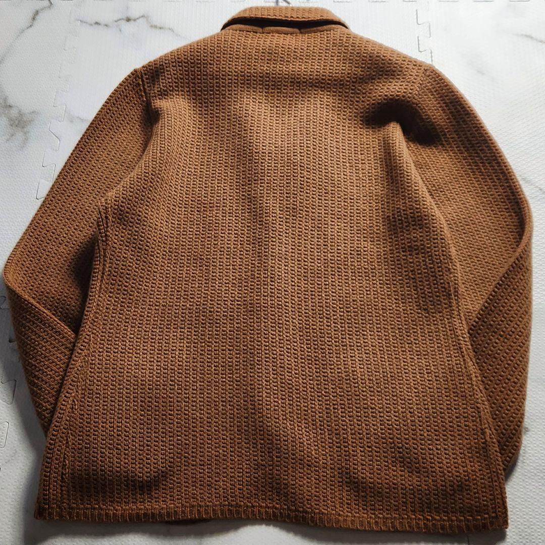超美品✨総カシミヤ ラルディーニ XL テーラードジャケット ニット キャメル