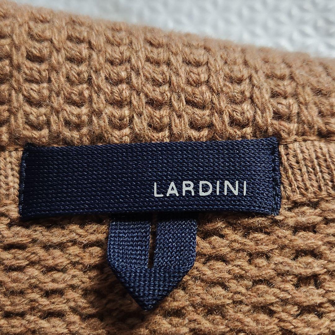 超美品✨総カシミヤ ラルディーニ XL テーラードジャケット ニット キャメル