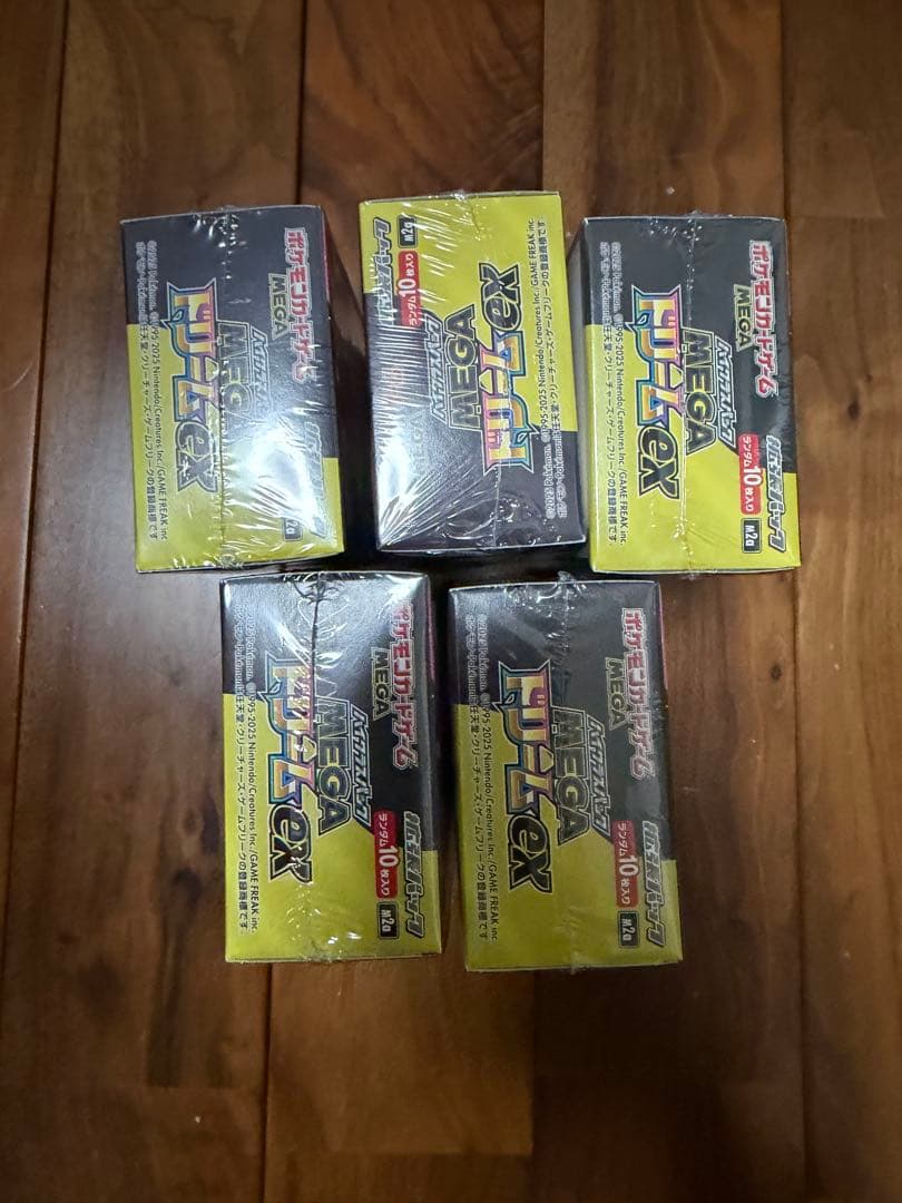 ポケモンカードゲーム MEGAドリームEX 5BOXシュリンク付き