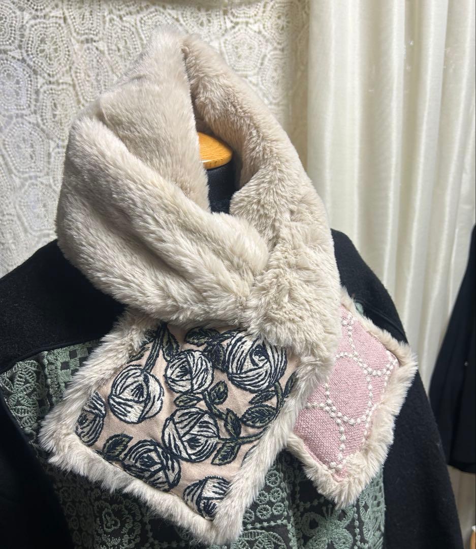 専用51228Aミナペルホネンハンドメイド差し込みマフラー