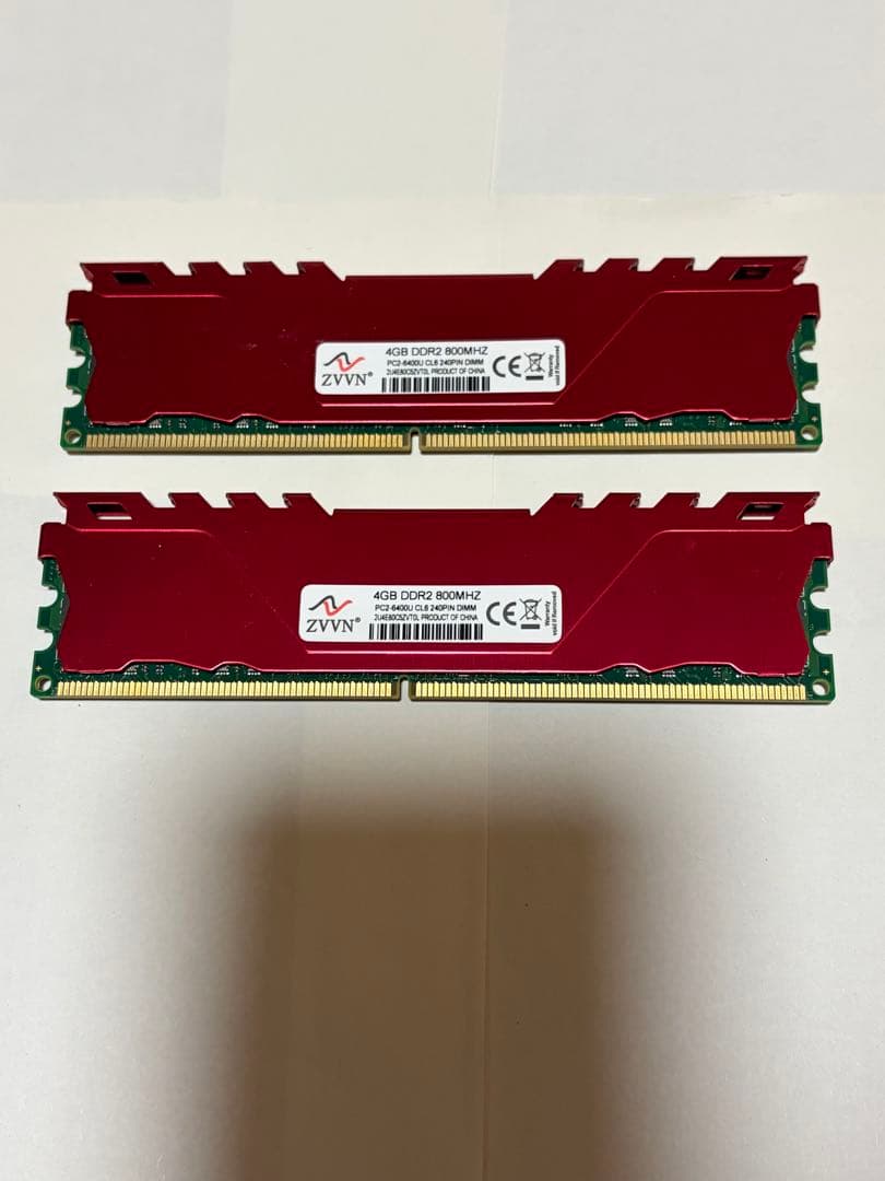 Intel用メモリDDR2-800MHz 8GB(4GB×2)
