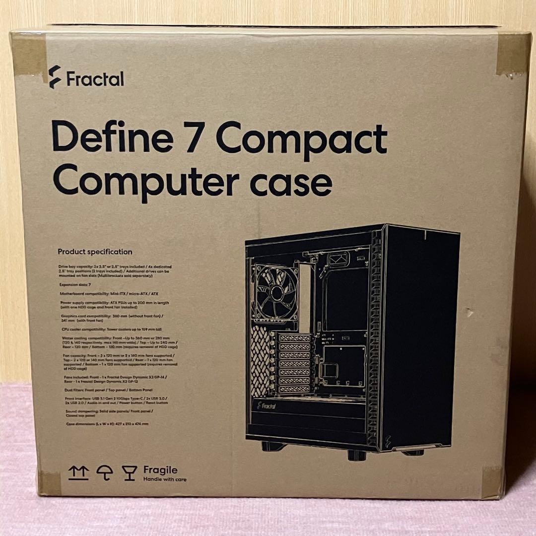PCケース(自作PC用) Fractal Design Define 7 Compact Black TG