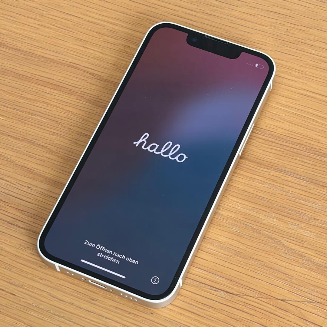 【美品】iPhone 13 mini 128GB ホワイト SIMフリー