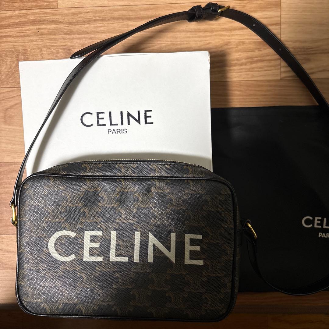 CELINE ショルダーバッグ ブラウン/ブラック