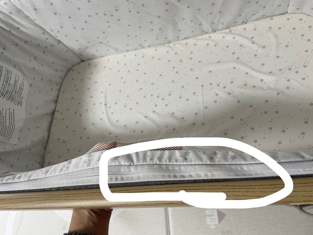 HZDMJ 新生児ベビーベッド 折りたたみ 添い寝ベッド