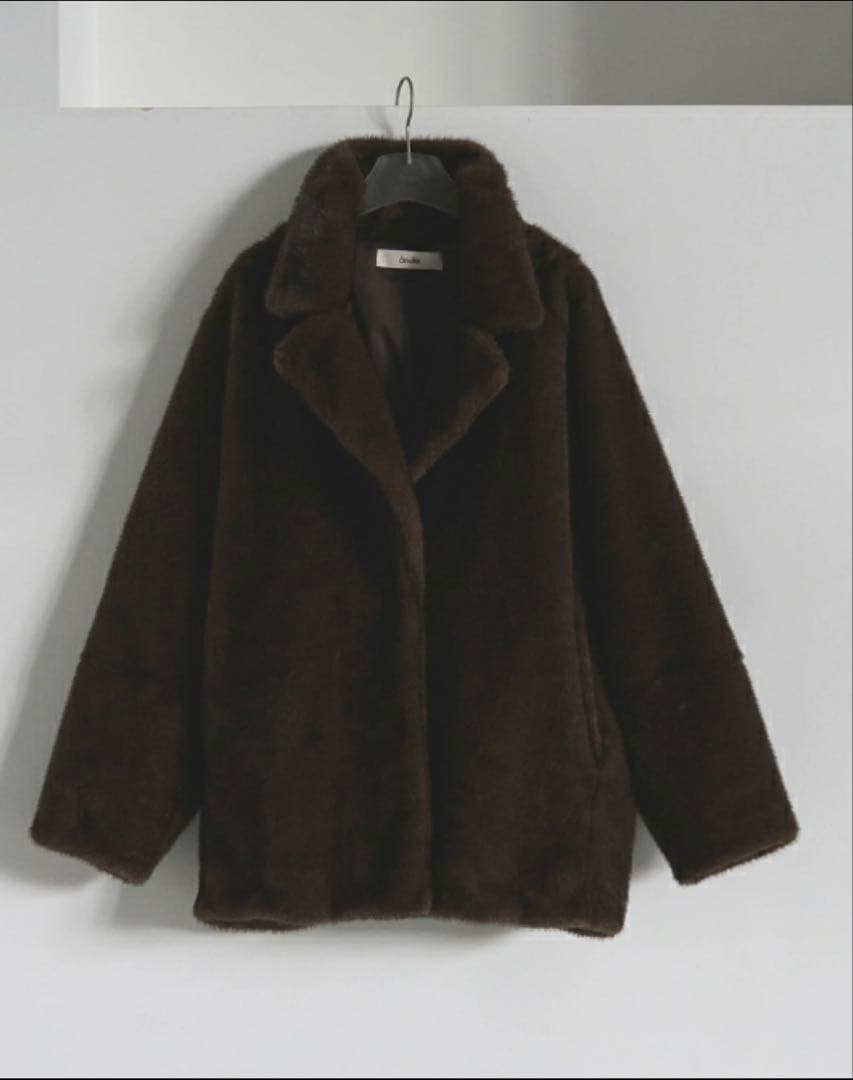 ジャケット・アウター anuke Eco Minkfur Jacket