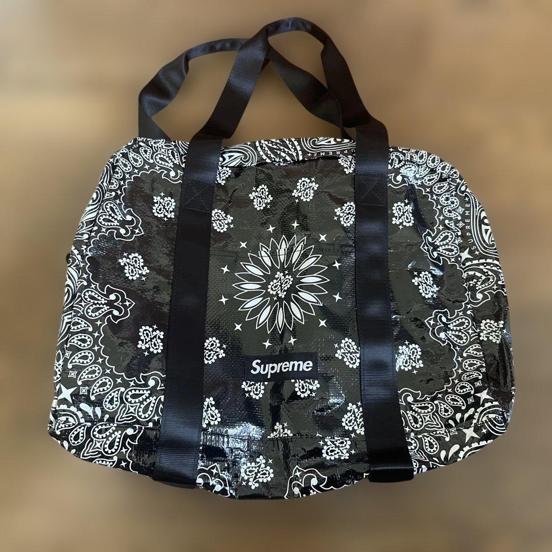 Supreme バンダナ柄エコバッグ