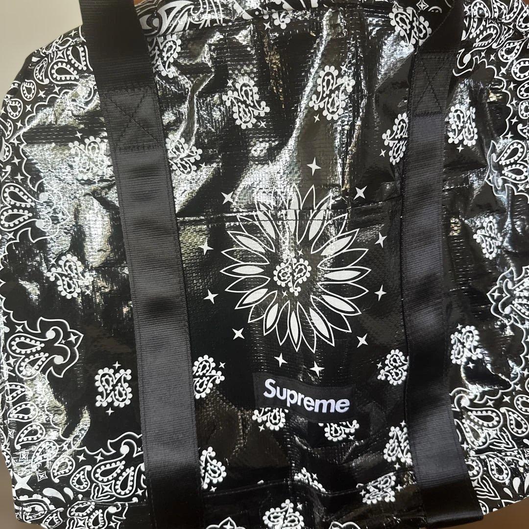 Supreme バンダナ柄エコバッグ