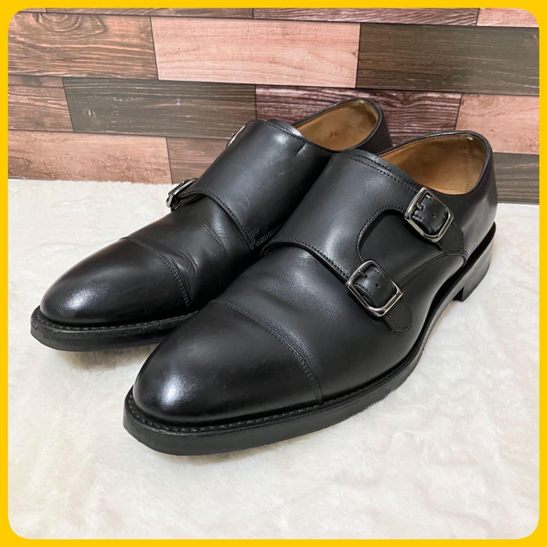 REGAL ゴアテックス 革靴 ダブルモンク26.0 ビジネス シューズ 黒