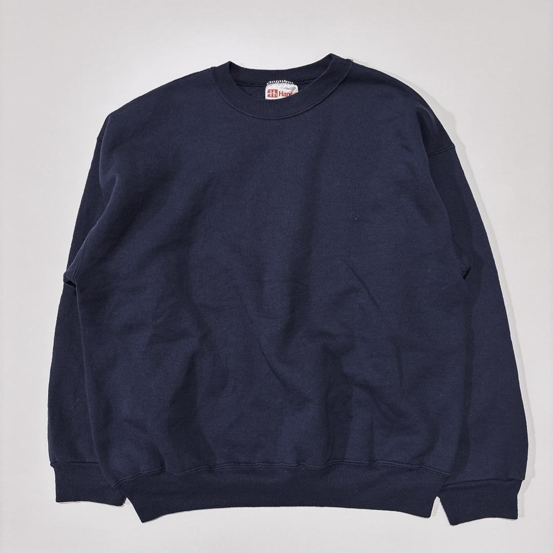 け*ー様 USA製 Hanes PREMIUMWEIGHT 無地L スウェット