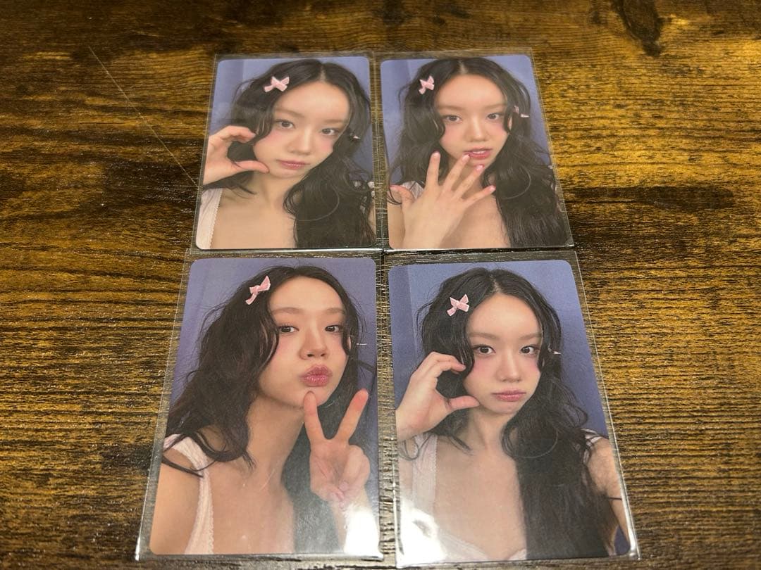 イヘリ　ヘリ　HYERI ファンミーティング　トレカ 4枚まとめ