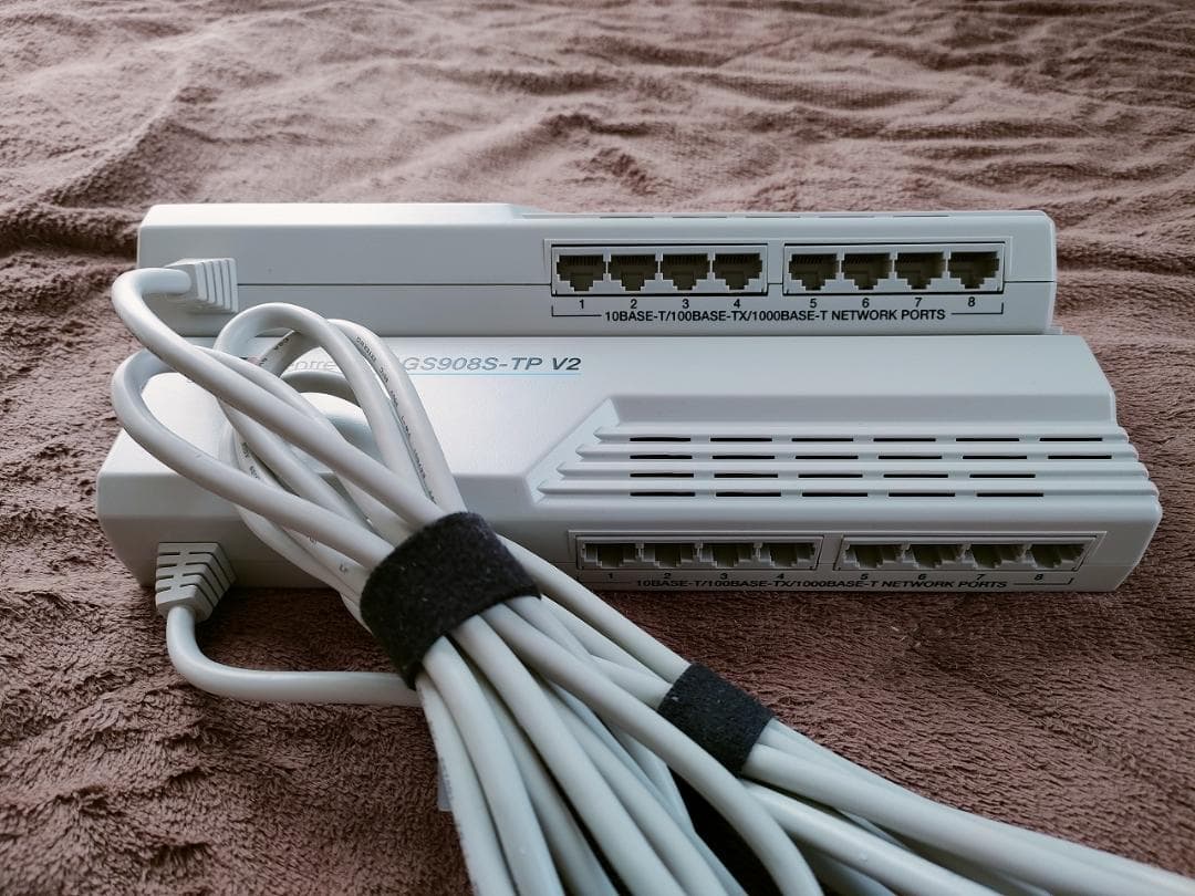 (使用期間僅か)アライド CentreCOM GS908S-TP V2 2台