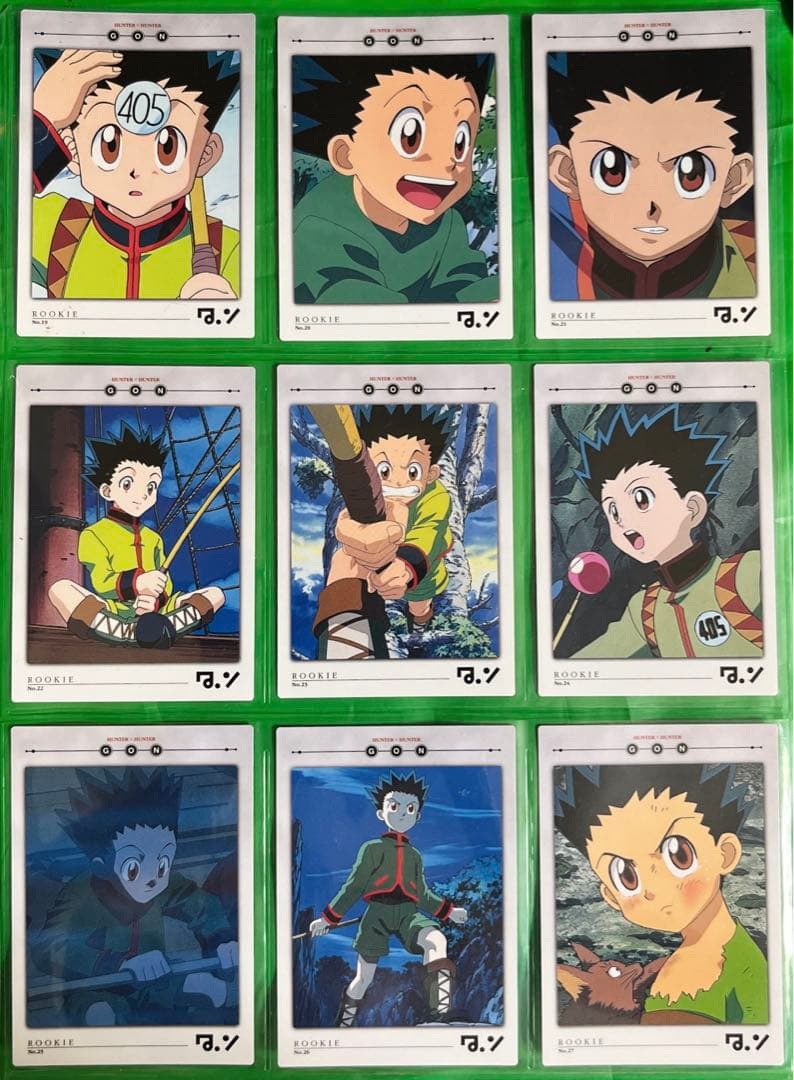 希少　HUNTER×HUNTER ゴン　カードダスマスターズ ９枚　トレカ 1弾