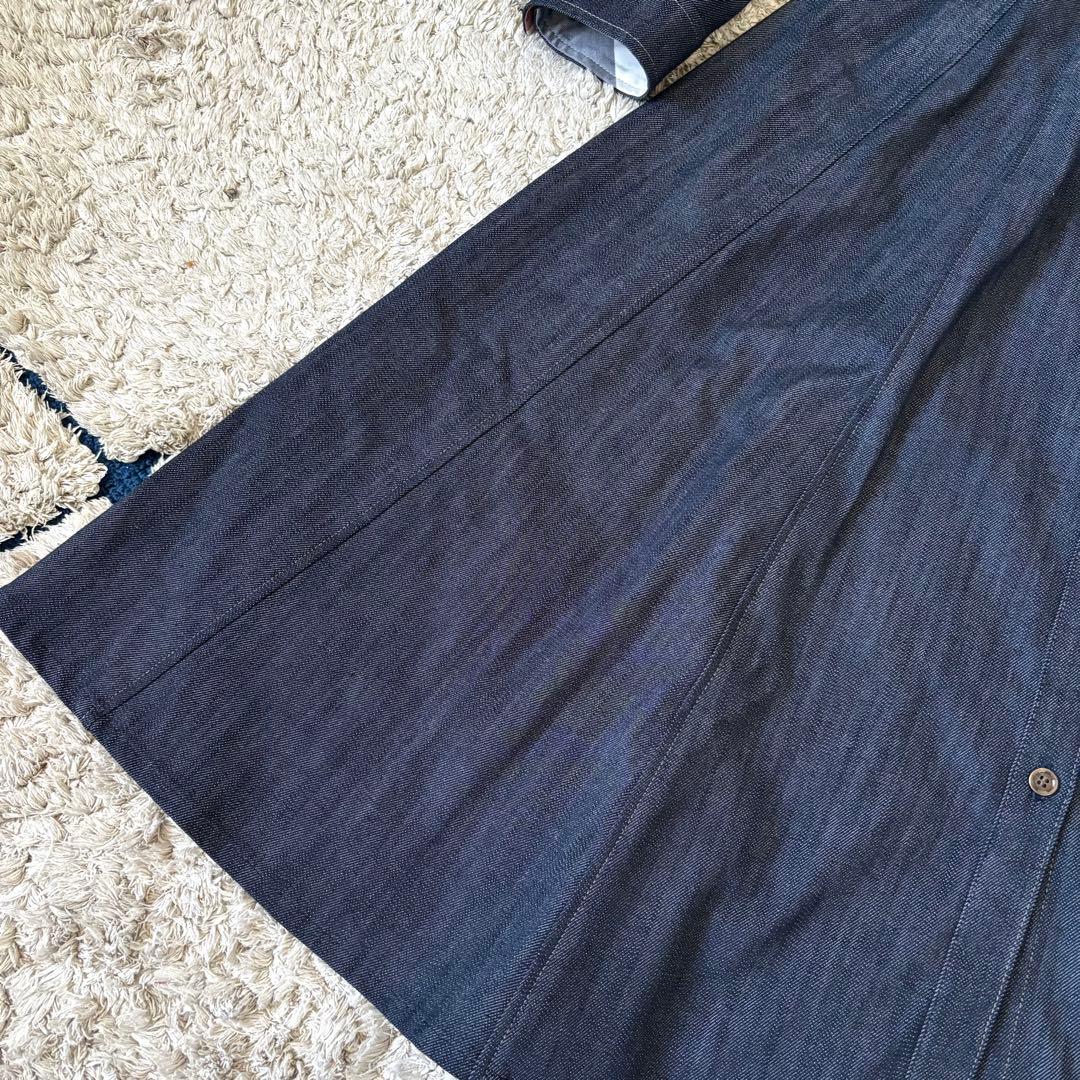 【タグ付き✨】ブルーレーベルクレストブリッジ　シャツワンピース　ベルト　チェック