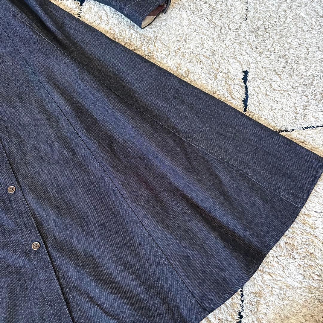 【タグ付き✨】ブルーレーベルクレストブリッジ　シャツワンピース　ベルト　チェック